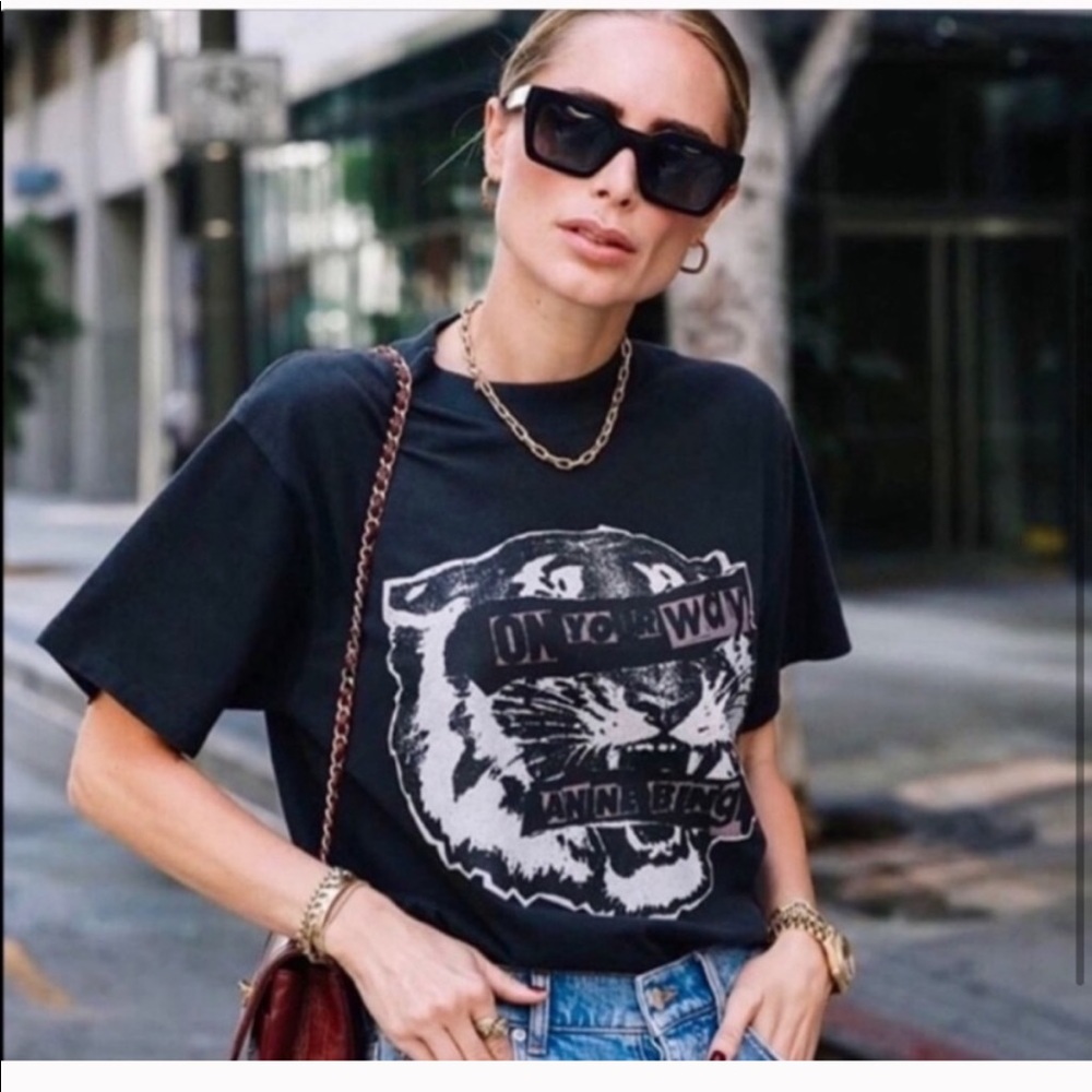 Anine Bing Tiger Eyes Lili Tee